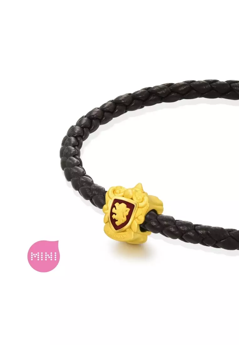 999 Gold Harry Potter Gryffindor Charm for Women & Men 92754C [Bracelet not included]