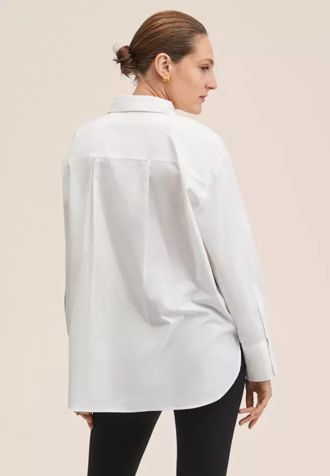mango oversized shirt