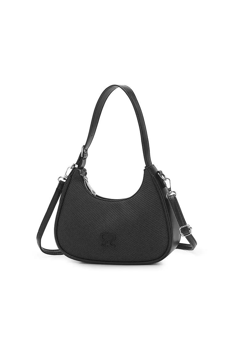 Women's Top Handle Bag / Sling Bag / Crossbody Bag / Shoulder Bag - Black