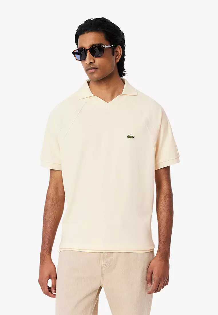 Buy Lacoste Classic Fit Piqué Panel Polo Shirt 2026 Online | ZALORA