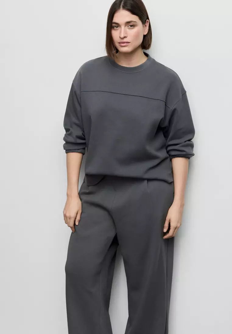 Straight-Fit Cotton Trousers