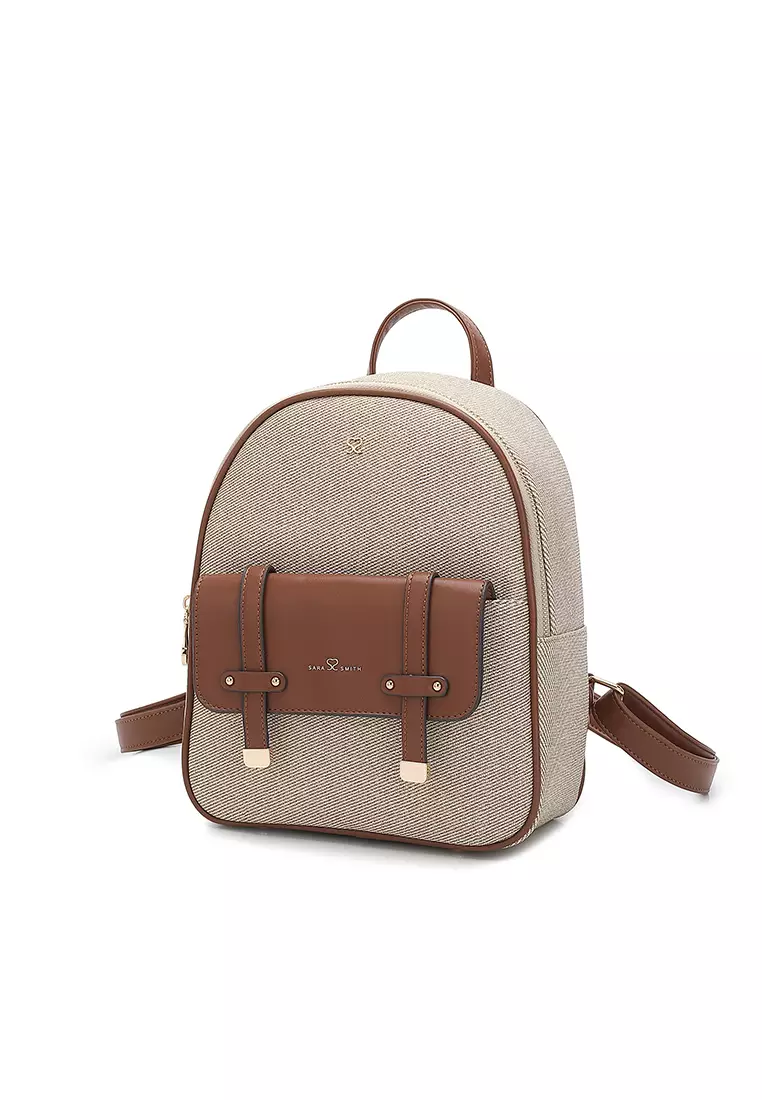 Women's Backpack (Tas Ransel Wanita & Tas Punggung Wanita) - Krem