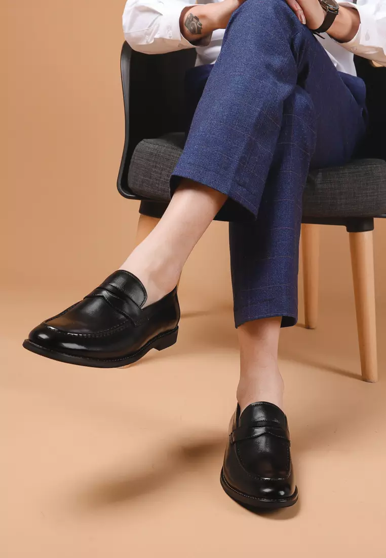 Grain Leather Penny loafers MK5050-1