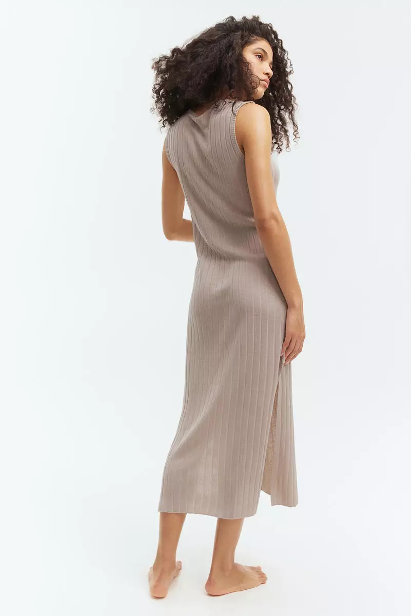 Buy H&M Rib-knit dress Online | ZALORA Malaysia