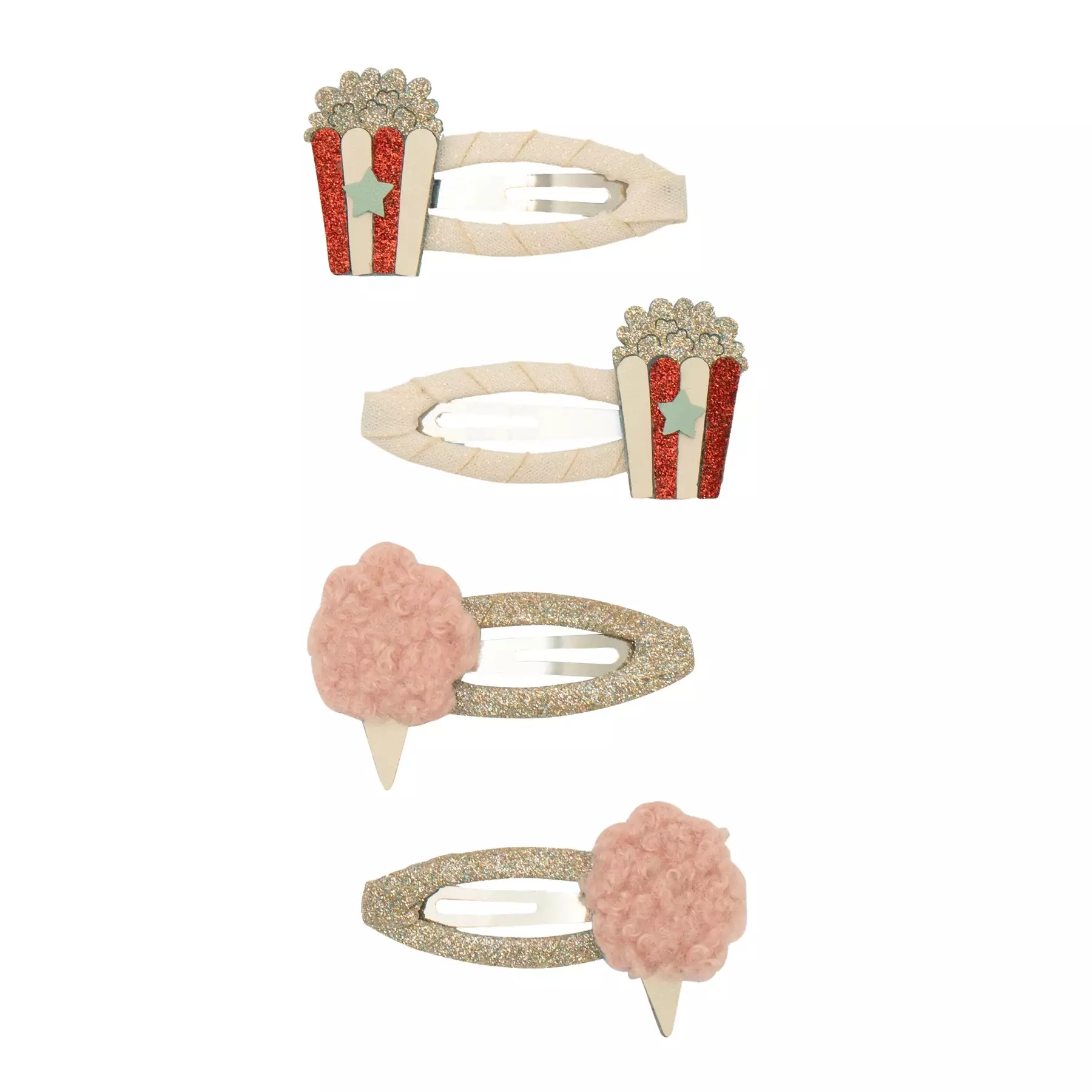 Mimi & Lula Popcorn & Candyfloss Clips - Jepitan Rambut Anak Perempuan (Multi)