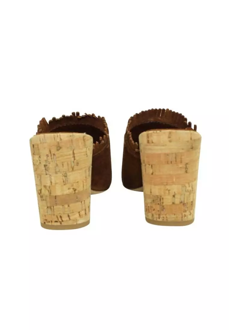 Tory burch suede mules top
