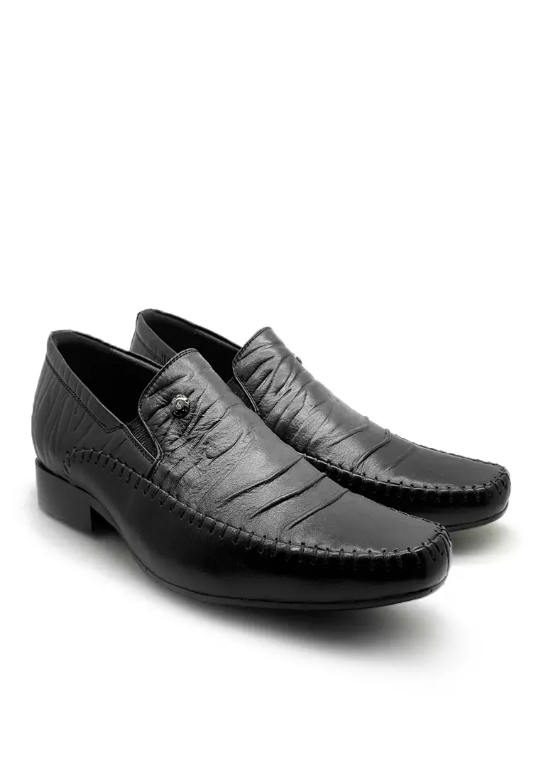 Steven Sepatu Kantor Pria Pantofel Formal Kulit Asli