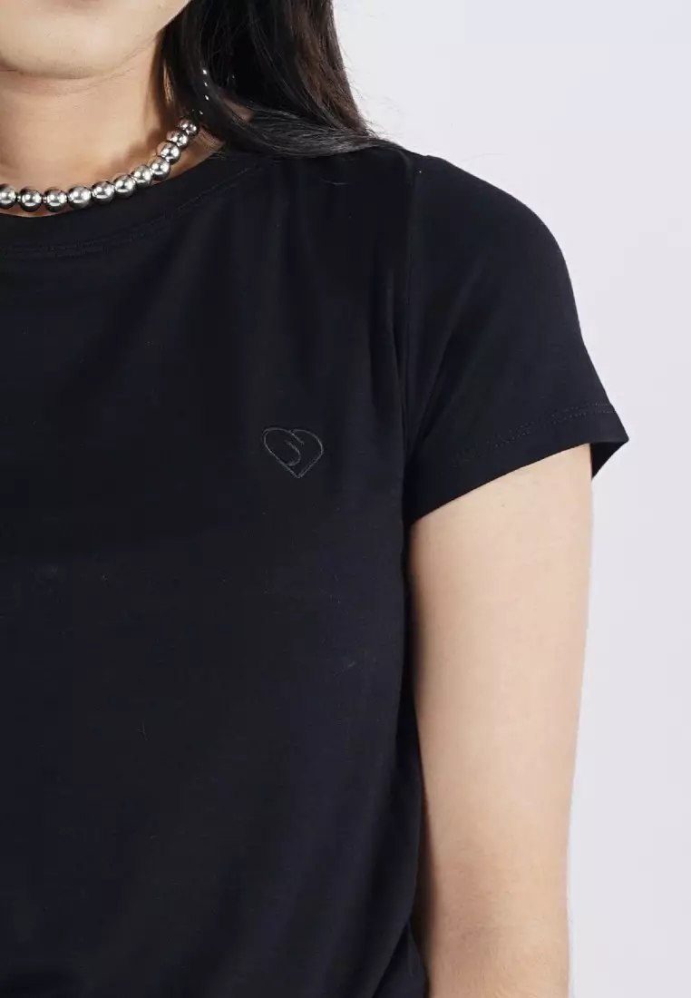 Greenlight Kaos Wanita Lengan Pendek Kerutan Samping Ryona HP-070225