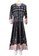 Hijab Wanita Cantik.com black Dress Printing Exclusive Cilla Dress - Gamis Pakaian Muslim Varian Black 84A96AA15C6A17GS_7