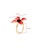 Urban Outlier red and gold Plating Drip Flower Fashion Ring 4E445ACAFD8B45GS_2