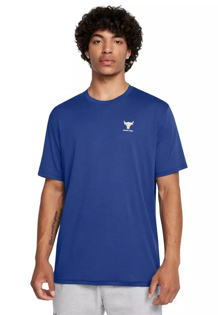 Under Armour Men's Project Rock Branded Short Sleeve