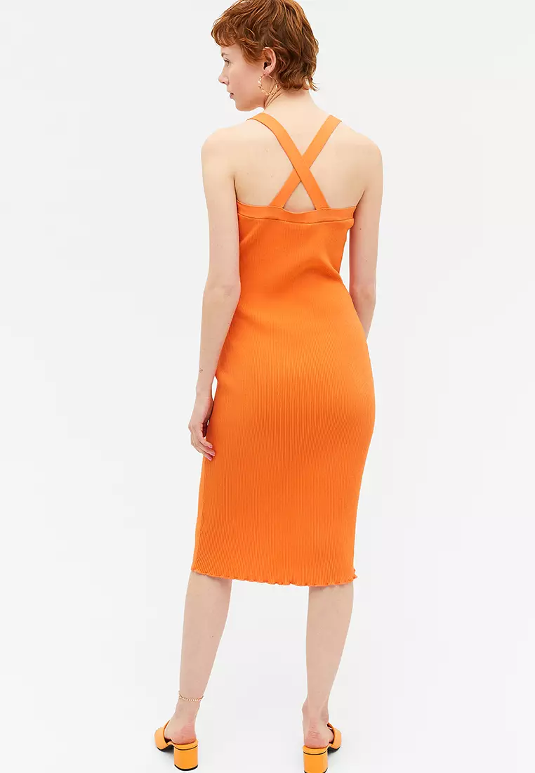 Monki orange deals dress