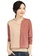 A-IN GIRLS pink and beige Fashionable Versatile Colorblock Knit Sweater DA4F7AAE8DC73CGS_1