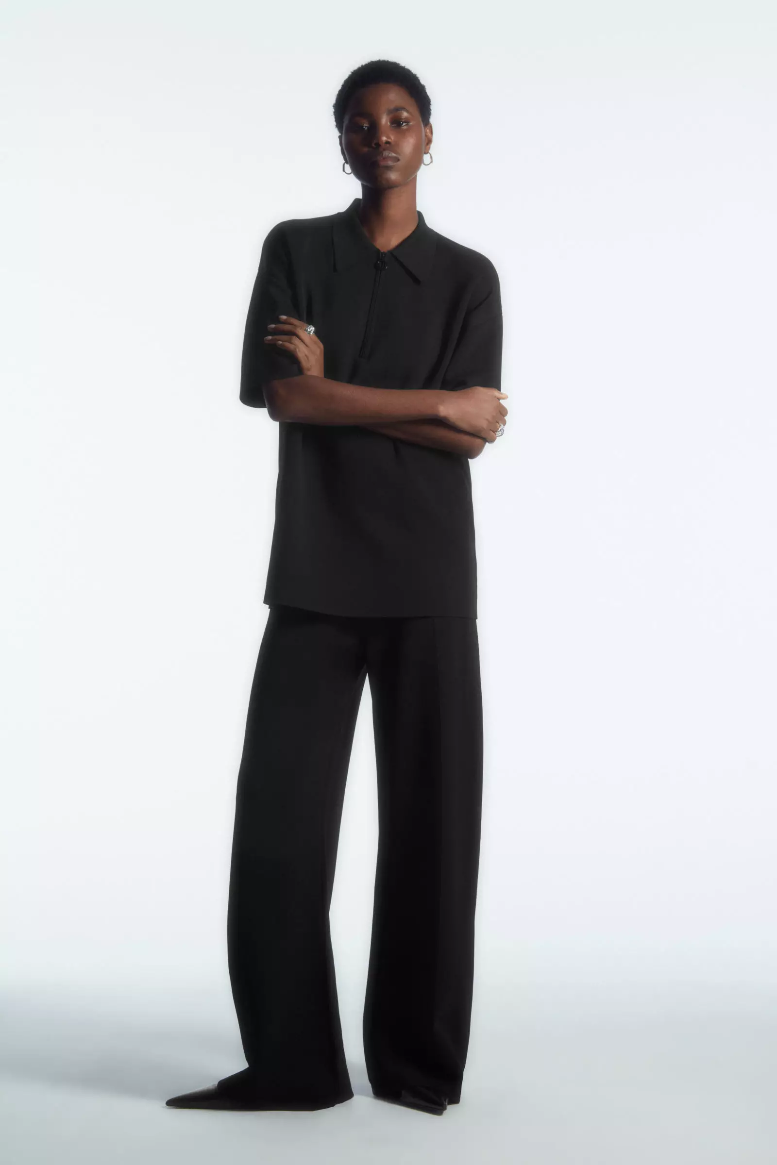 Double-Faced Knitted Trousers