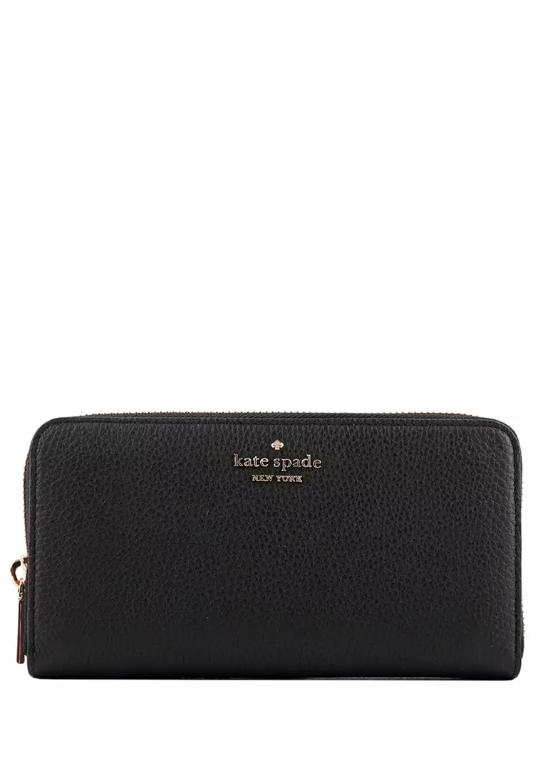 Kate spade black store and white wallet