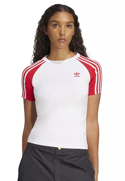 Adicolor 3-Stripes Raglan Slim T-Shirt