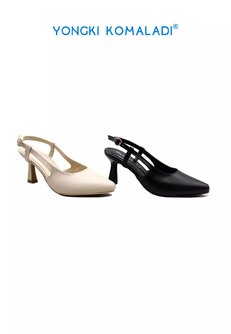 [ ORIGINAL ] YONGKI KOMALADI HEELS OL-YSL7057-22 HITAM