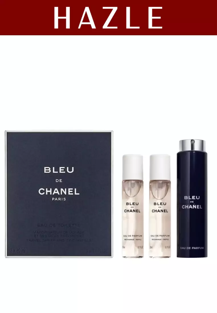 Bleu De Chanel Twist and Spray Man EDP 3x20 ml