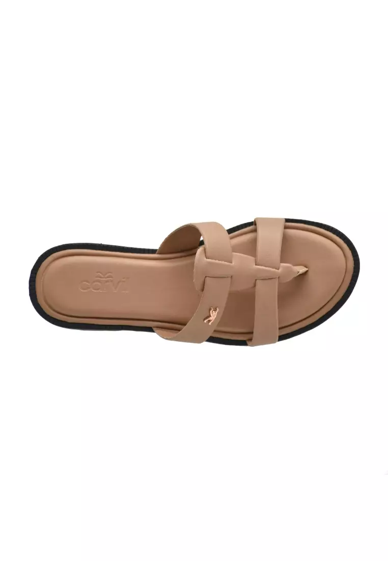 Carvil Sandal Wanita Atila-01 L Dark Cream