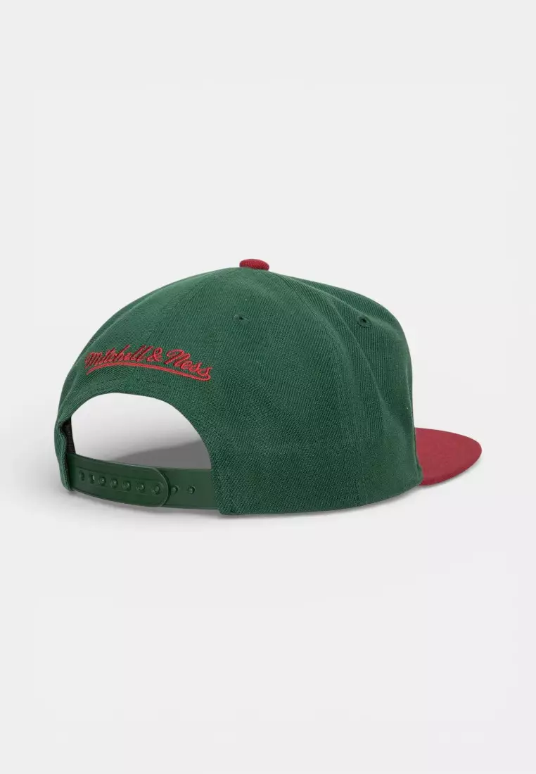 Seattle Supersonics Team 2 Tone 2.0 Snapback Cap Hardwood Classic