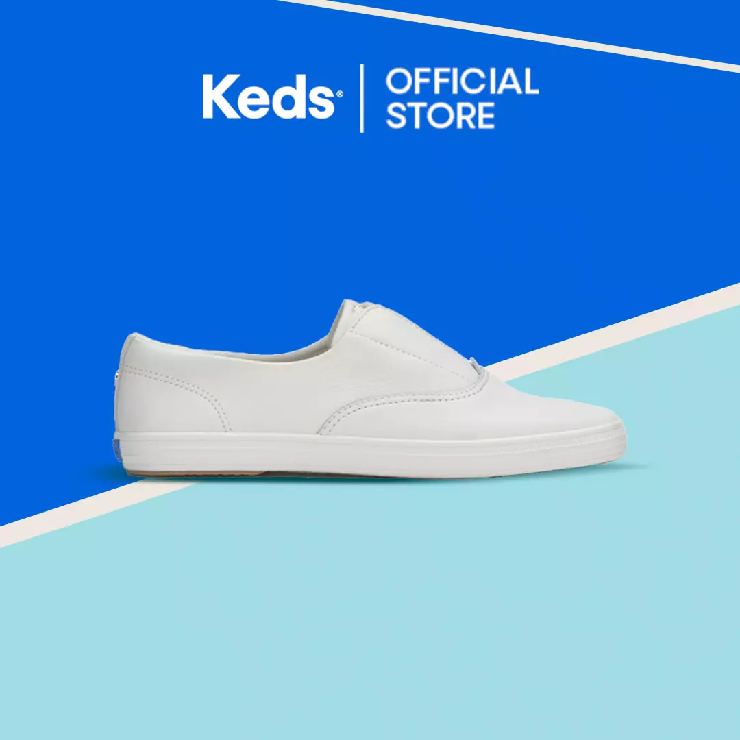 KEDS Women Champion Square Toe Slip Soft Leather-WH68282