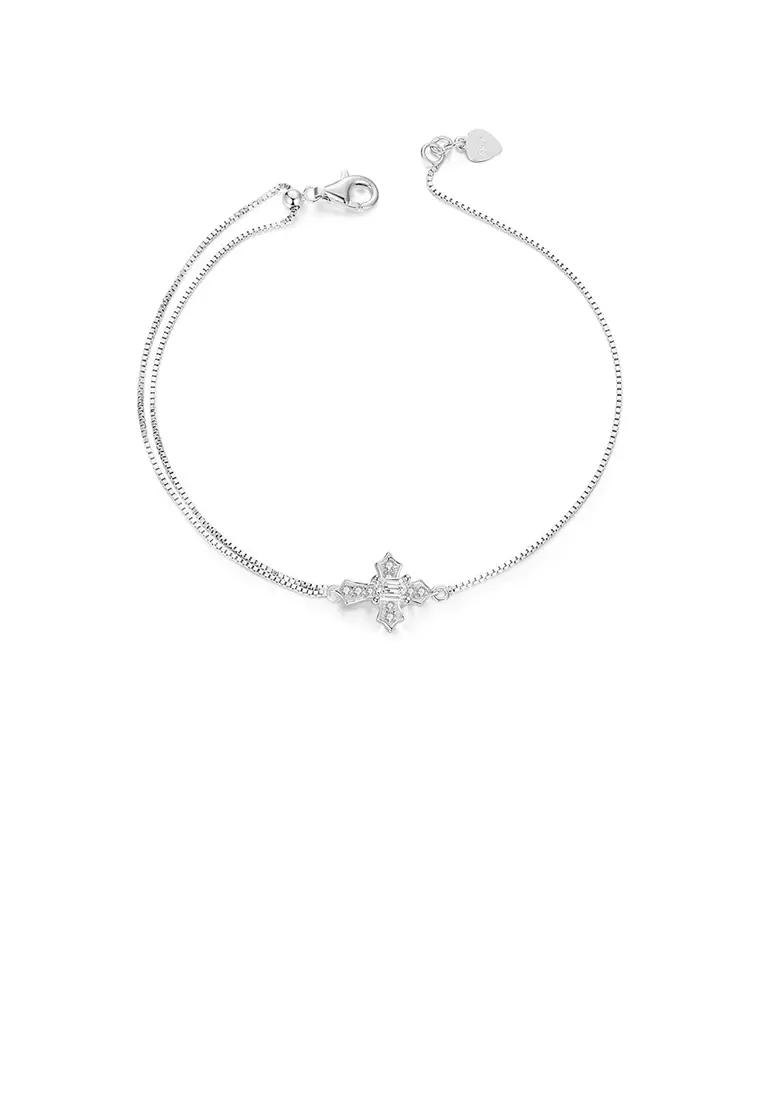 Buy Glamorousky 925 Sterling Silver Fashion Personalized Cross