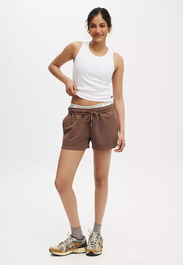 Lightweight Fleece Gym Shorts