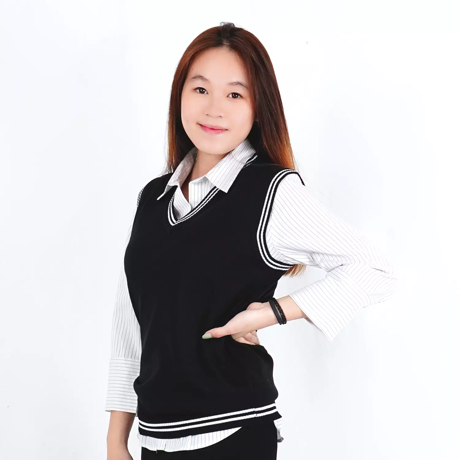 OKECHUKU Rompi Wanita Vest Outer List Outer Vest Rompi Vest Wanita