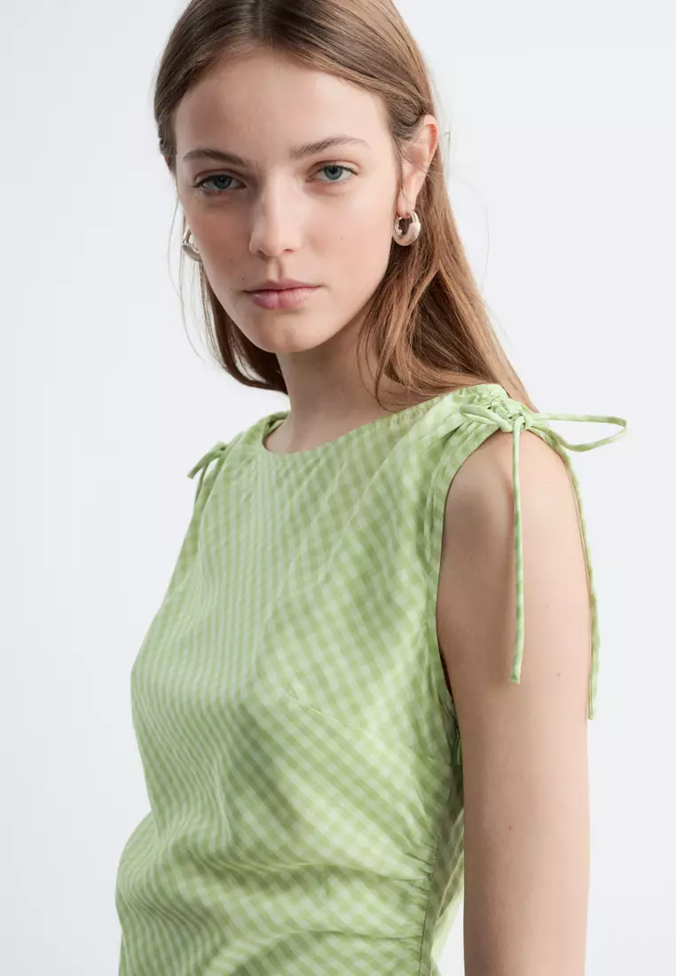Asymmetric Draped Midi Dress