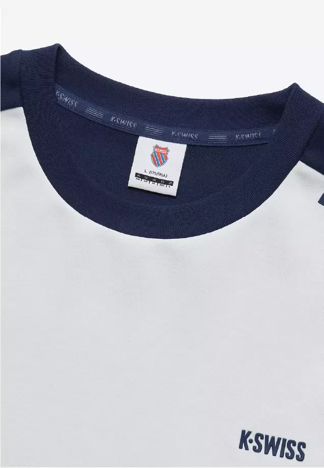 MEN'S K-SWISS LOGO COLOR-BLOCK T-SHIRT
