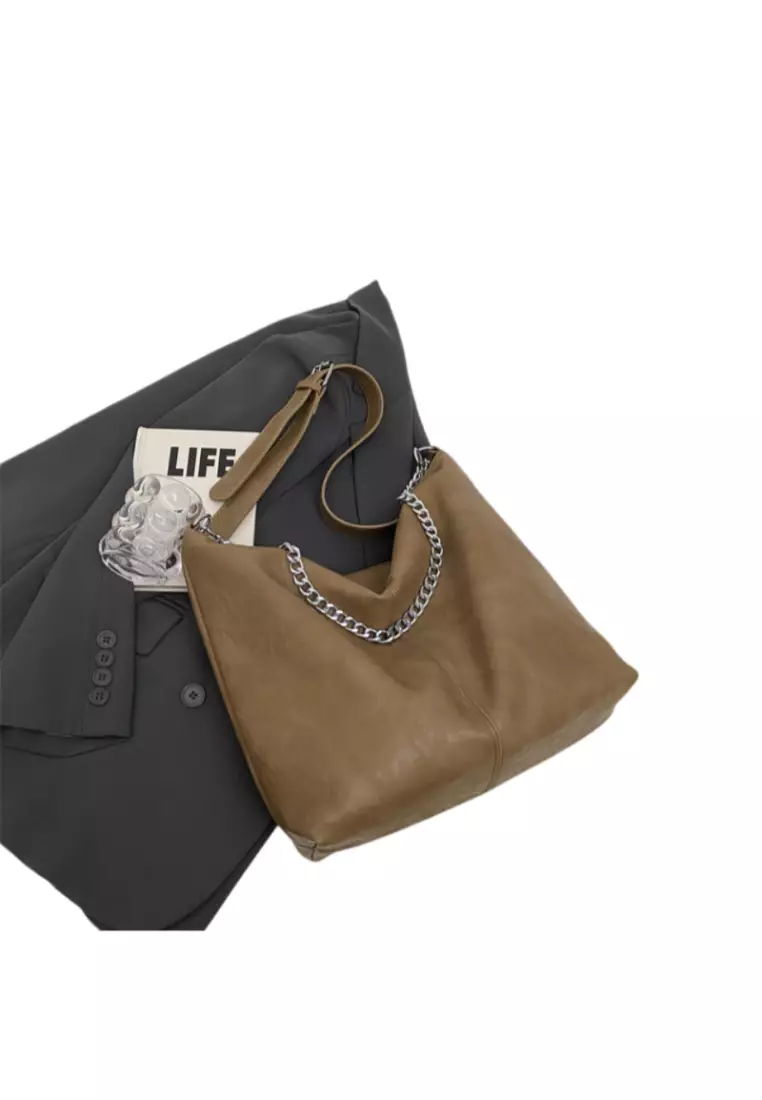 Hobo bag with zipper best sale