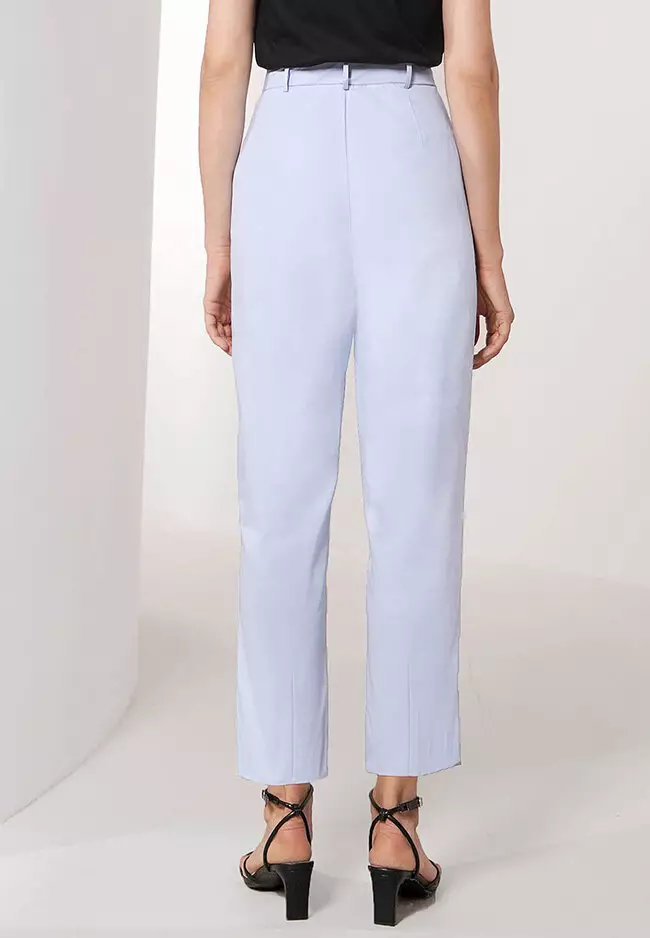 Front Pleat Tapered Pants