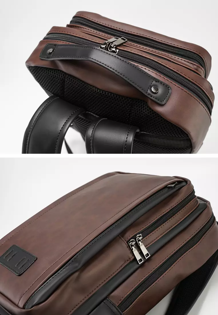 復古仿皮休閒旅行背包 ET22203