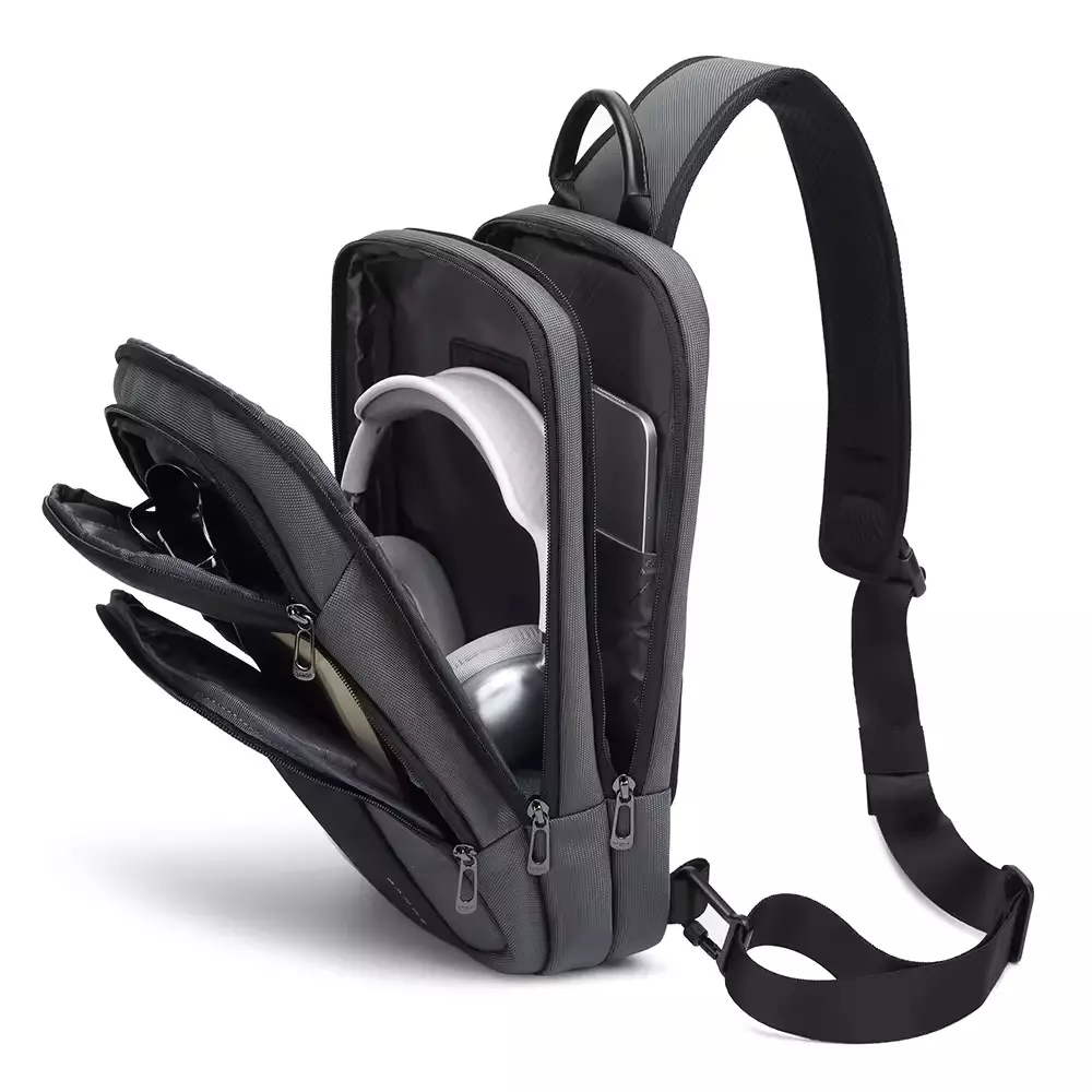 Bange BG7795 Tas Selempang Sling Bag Pria - BLACK