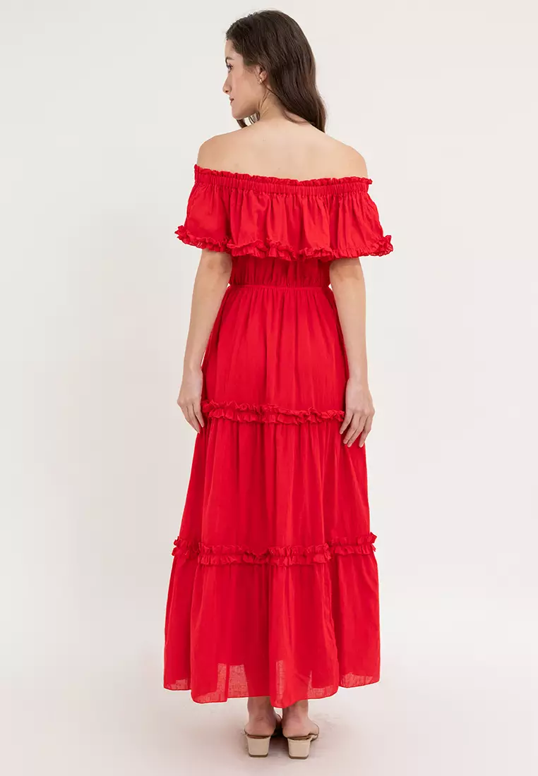 Alessandra Off Shouder Dress