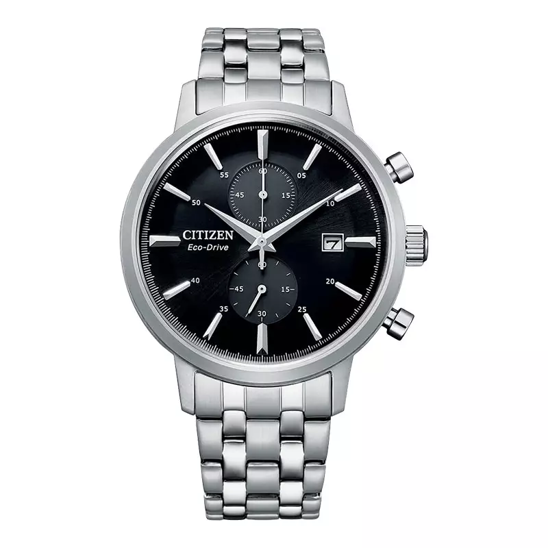 Jual Citizen Clearance Des Jam Tangan Pria Citizen Eco Drive Ca E Chronograph Black Dial