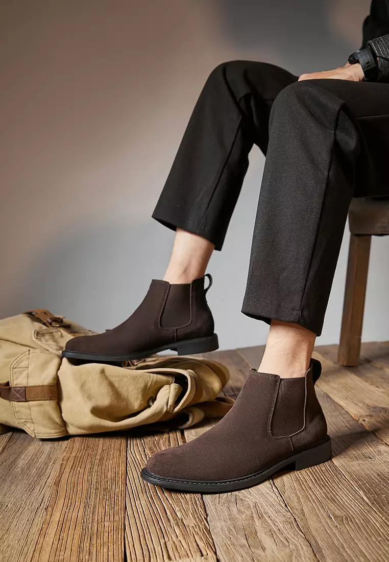 Cow Suede Chelsea Boot KB2298M