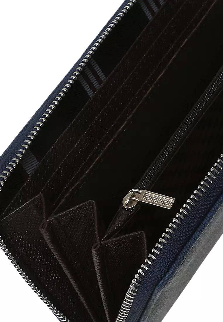 Long Wallet Dompet Panjang Pria Wanita Simple Design Material Kulit Leather ORIGINAL