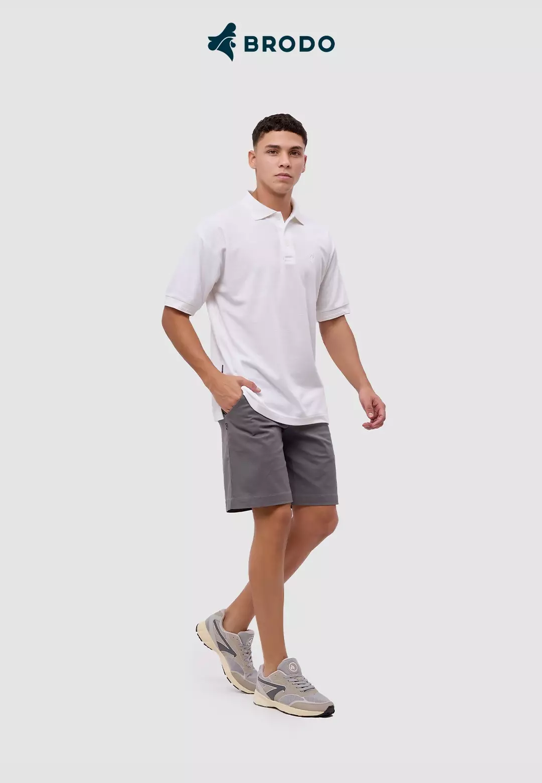 BRODO - Broshirt Polo Off White