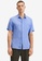 MANGO Man blue Short Sleeve Linen-Blend Shirt 4AD13AAE5DA2EFGS_1