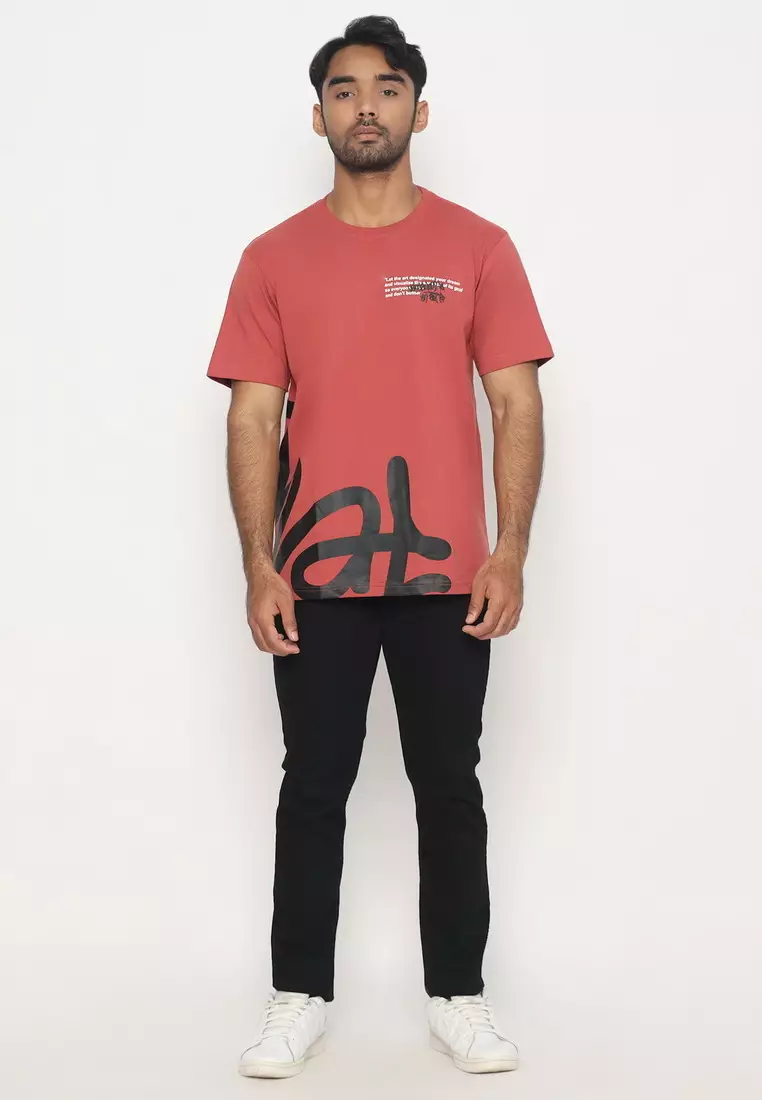 NX T-Shirt Cotton Combed Tebal Pria 207370401