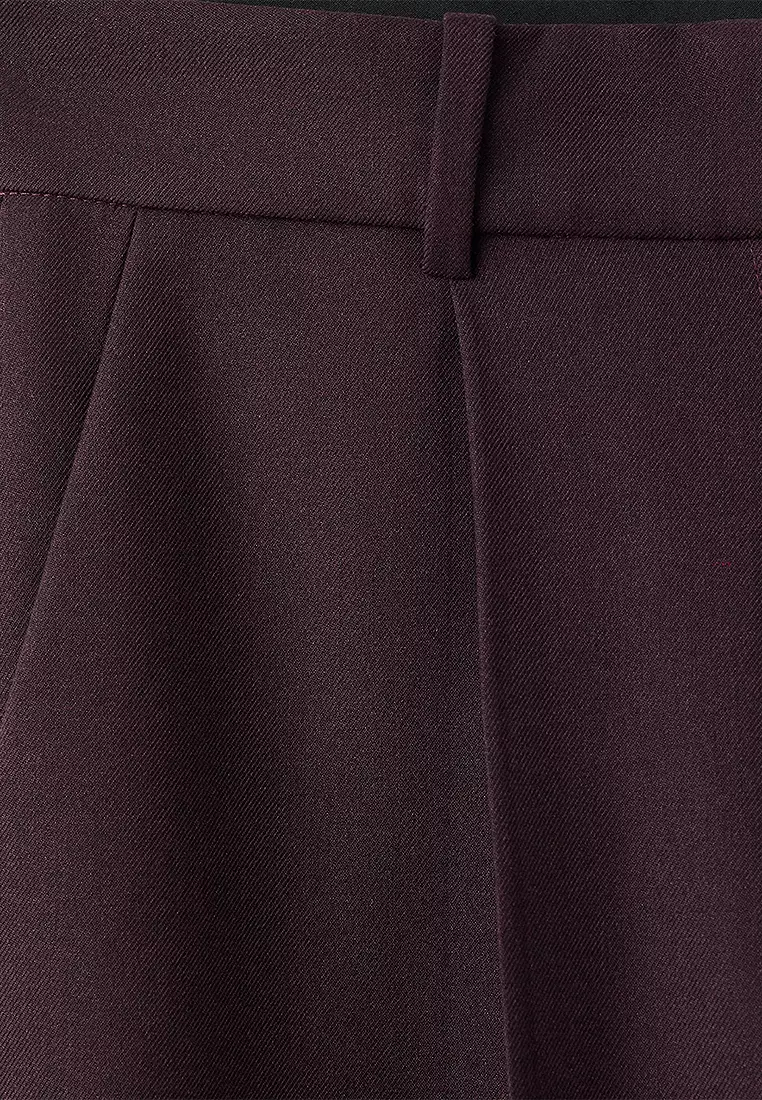 Wide Leg Suit Trousers
