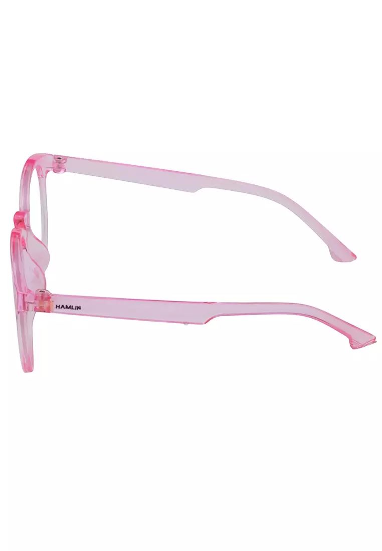 Ulrico Kacamata Anak Unisex Oval Round Frame Kids Glasses Material Plastic ORIGINAL - Pink
