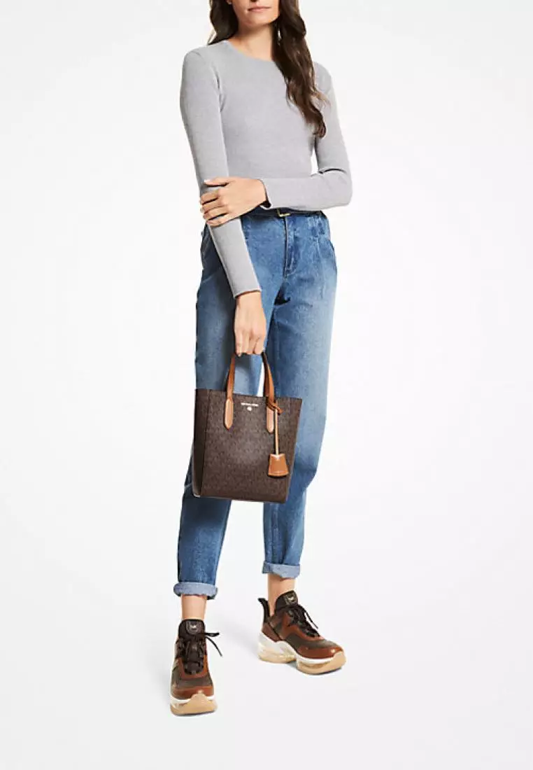 Michael Kors Sinclair Small Logo Crossbody Bag Brown