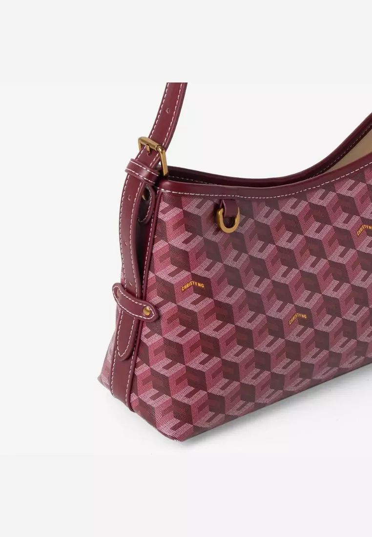 Nico Shoulder Bag Burgundy
