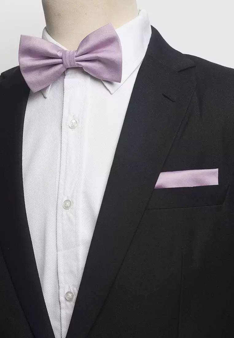 Dasi Kupu Bowtie Ungu Lilac A08