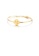 Glamorousky silver Simple and Fashion Plated Gold Four-leafed Clover 316L Stainless Steel Bangle 0B10CAC7D40D2DGS_1