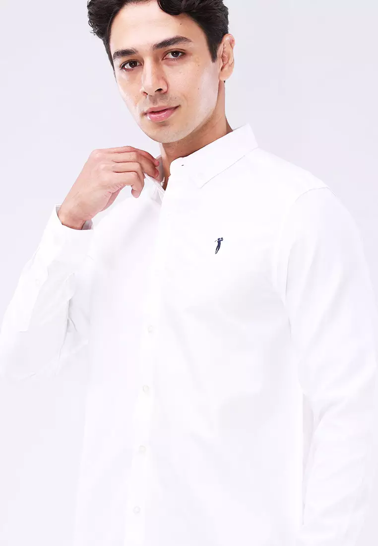 Woven Polo Long Sleeve