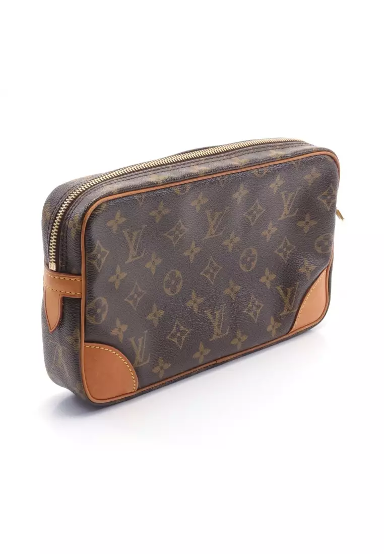 LOUIS VUITTON Monogram Marley Dragonne Second Bag Handbag Clutch