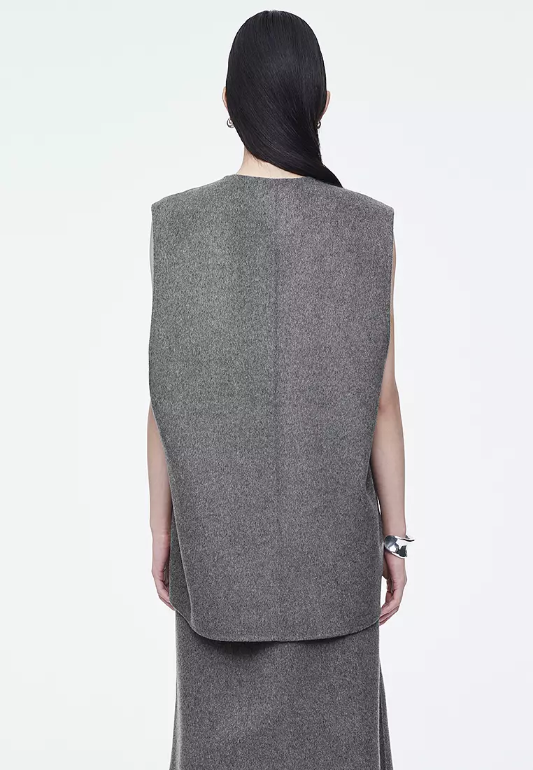 Double-Faced Merino Wool Vest